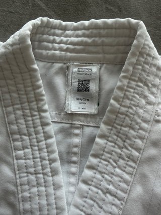 Kimono Judo Blanco Talla 6 Años + Cinturón Amarill