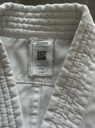Kimono Judo Blanco Talla 6 Años + Cinturón Amarill