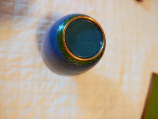 Jarrón chino esmalte Cloisonné vintage