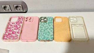 Pack 5 fundas iPhone 16 Pro Max