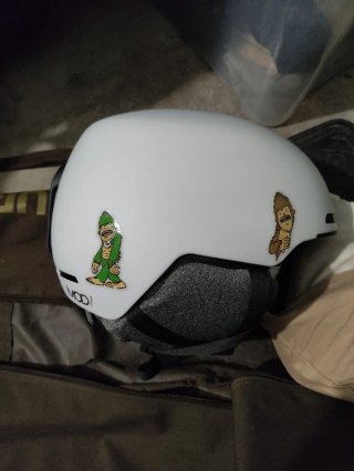 Casco Oakley Blanco con Stickers