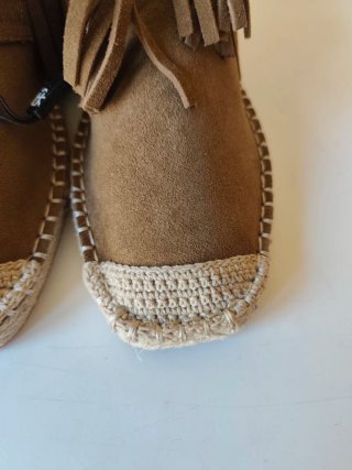 Zapatos Parfois piel yute flecos N°40 nuevos.