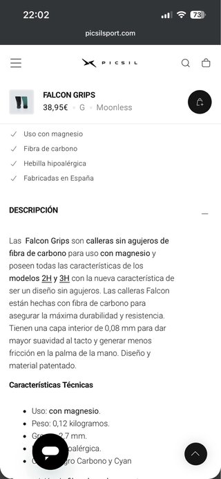 Calleras Falcon Grips PICSIL CrossFit