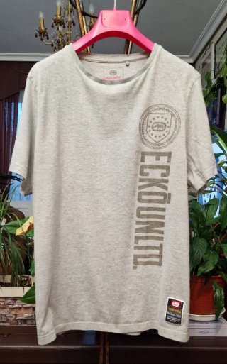 Camiseta Ecko Unltd Vintage Gris Talla XL