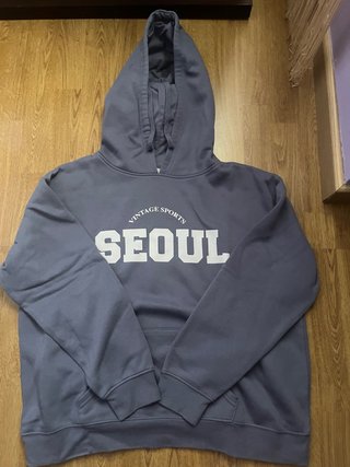 Sudadera Gris Seoul Vintage Sports