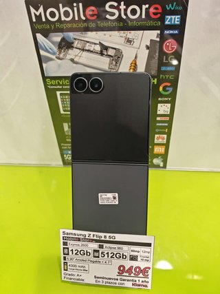 Samsung Z Flip 8 5G 512GB Negro