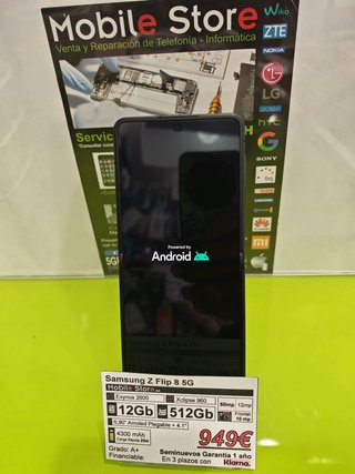 Samsung Z Flip 8 5G 512GB Negro