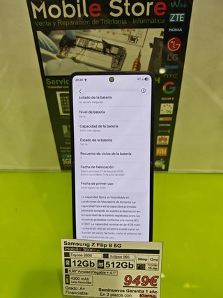 Samsung Z Flip 8 5G 512GB Negro