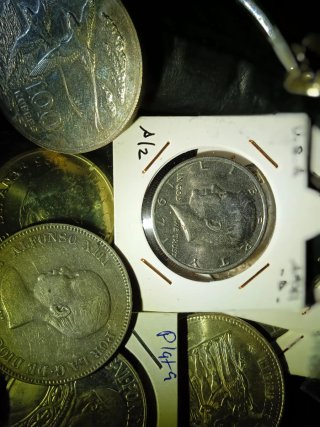 Lote Billetes, Sellos y Monedas de Plata