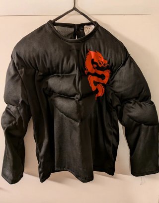 Pantalones de disfraz ninja negros