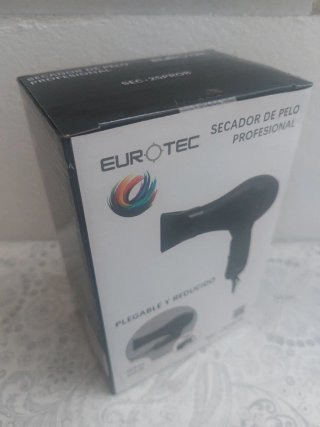 Secador de pelo Eurotec Plegable y Reducido