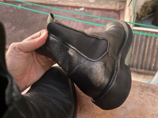 Botas Chelsea Piel Bimba y Lola Negras