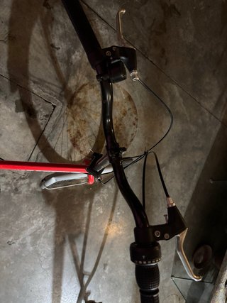 Bicicleta plegable F-Park roja