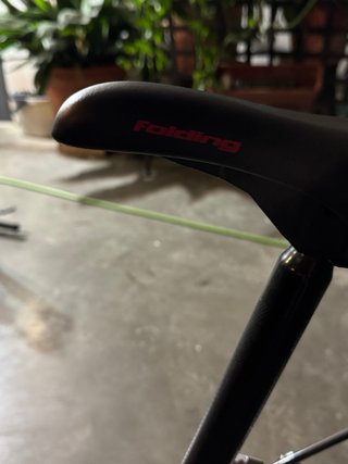 Bicicleta plegable F-Park roja