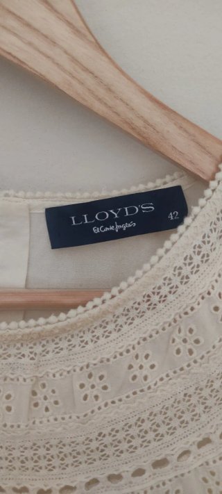 Blusa Lloyds Talla 42 Encaje