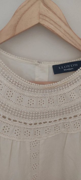 Blusa Lloyds Talla 42 Encaje