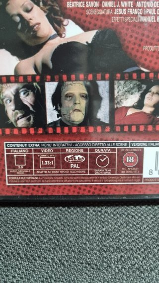 DVD Dracula contro Frankenstein - Horror