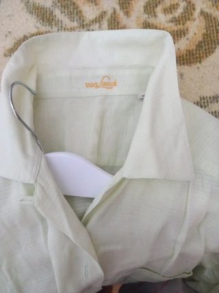 Camisa premium de algodón y lino Van Laack