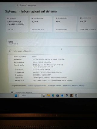 Acer Nitro 5 (AN515-58) | i9-12900H | RTX 4060 8GB