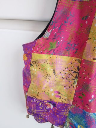 Gilet IL QUETZAL patchwork boho-chic small vintage