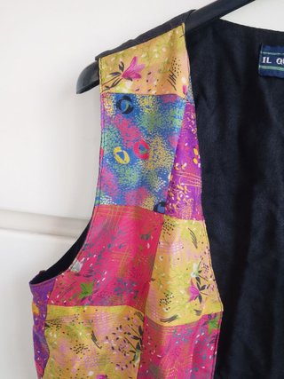 Gilet IL QUETZAL patchwork boho-chic small vintage