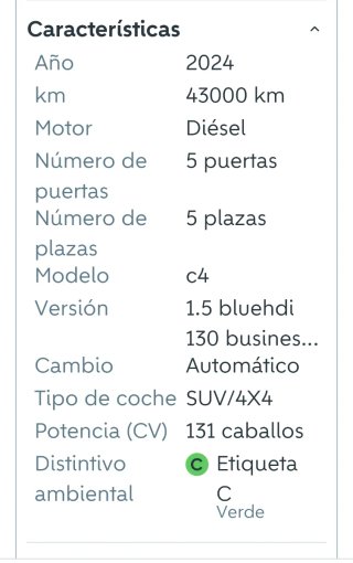 Citroen C4 2024 (Madrid)
