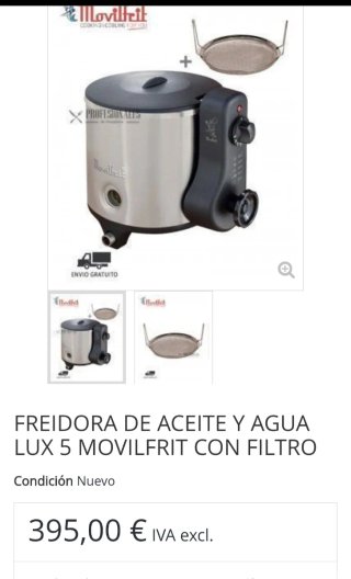 Freidora Movilfrit Lux 5