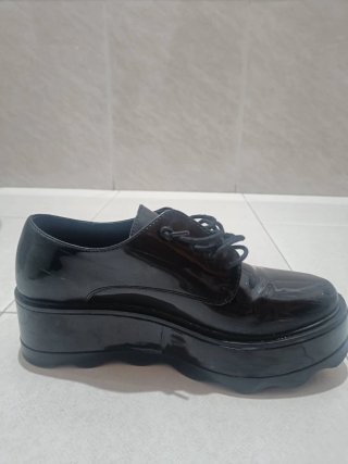 Mocasines charol negro