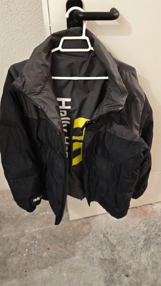 Chaqueta Helly Hansen Puffer Negra y Gris