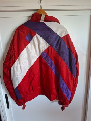 Chaqueta Moto Vintage Dainese Roja/Morada