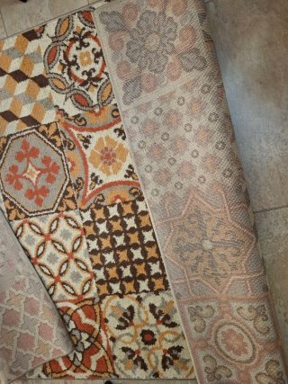 Alfombra patchwork pelo corto