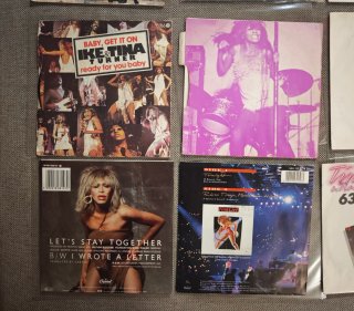 TINA TURNER lote 12 discos single vinilo 7" 45 rpm