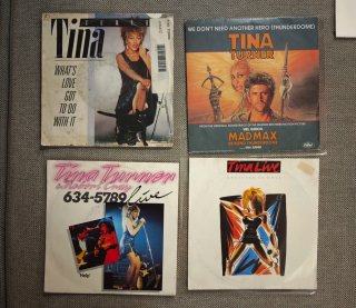 TINA TURNER lote 12 discos single vinilo 7" 45 rpm