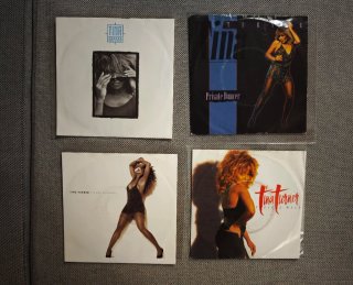 TINA TURNER lote 12 discos single vinilo 7" 45 rpm