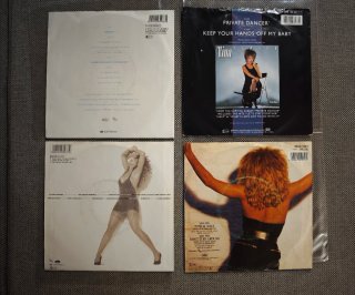 TINA TURNER lote 12 discos single vinilo 7" 45 rpm