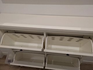 Zapatero Ikea Hemnes 4 compartimentos