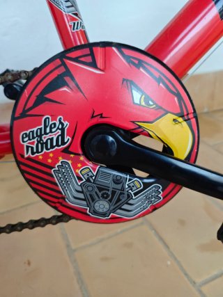 Bicicleta Infantil B'Twin Roja 20