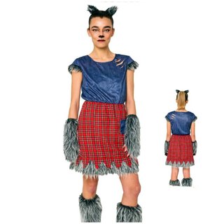 Disfraz Lobo Mujer Talla Única S/M Traje Completo