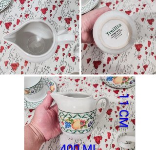 JUEGO VINTAGE CAFÉ O TÉ PORCELANA