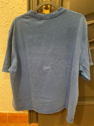 Camiseta SWTD Boxy Fit Talla S Azul