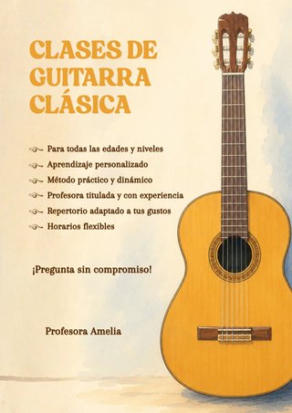 Clases de guitarra clásica