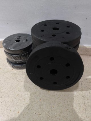 Discos de pesas para mancuernas