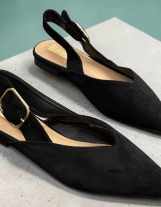 Bailarinas destalonadas negras