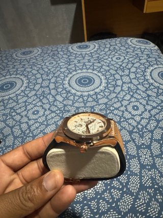 Reloj Exactime Hombre Oro Blanco