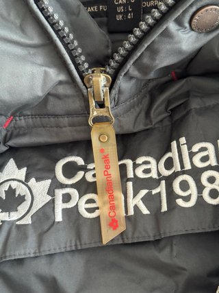 Anorak Canguro Canadian Peak 1983 Gris chaqueta