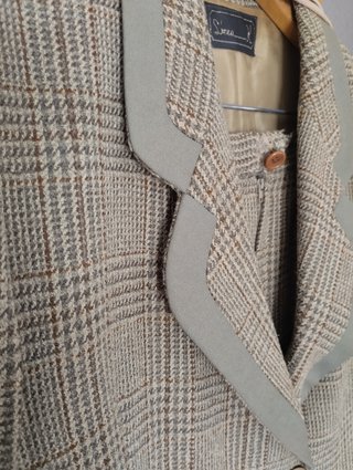Traje Lana Vintage Chaqueta y falda