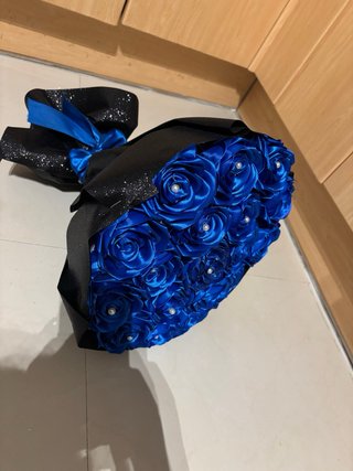 Rosas eternas hechas a mano