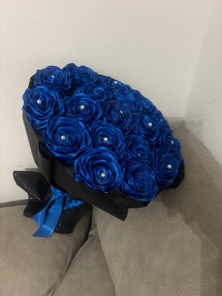 Rosas eternas hechas a mano