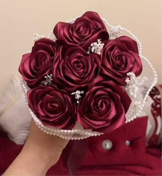 Rosas eternas hechas a mano