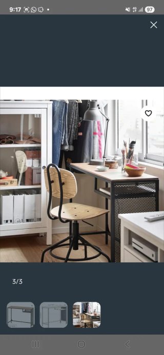 Scrivania Ikea FJALLBO 100x36cm